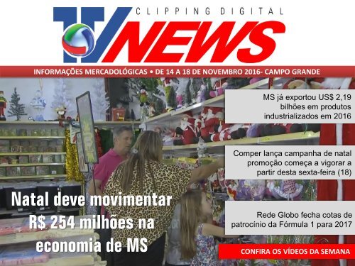 TV News - De 14 a 18 de novembro 2016