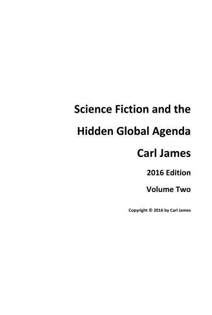 432px x 640px - Science Fiction and the Hidden Global Agenda Carl James