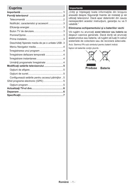 Philips 3000 series T&eacute;l&eacute;viseur LED ultra-plat - Mode d&rsquo;emploi - RON