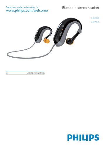 Philips Casque stÃ©rÃ©o Bluetooth - Mode dâemploi - LAV