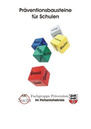 Forstamt Hohenlohekreis - Suchtpraevention-Hohenlohe