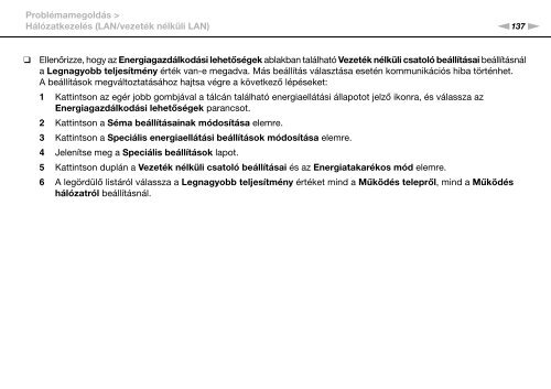 Sony VPCEB4A4E - VPCEB4A4E Istruzioni per l'uso Ungherese