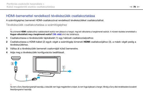 Sony VPCEB4A4E - VPCEB4A4E Istruzioni per l'uso Ungherese