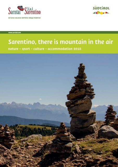 Sarntal Katalog 2016 En