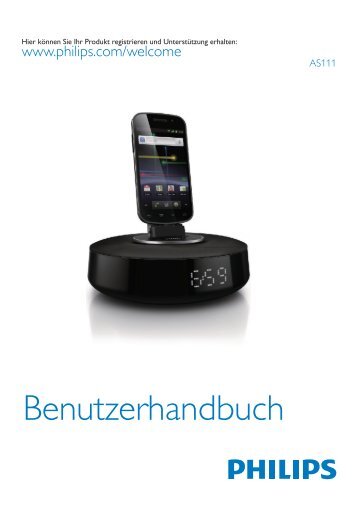 Philips Station d'accueil avec BluetoothÂ® - Mode dâemploi - DEU