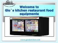  Commercial Kitchen Equipment in Vancouver BC| gioskitchen