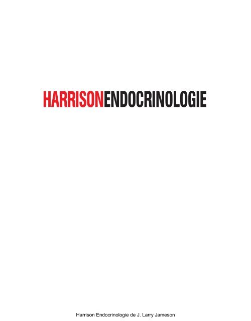 Manual endocrinologie harrison