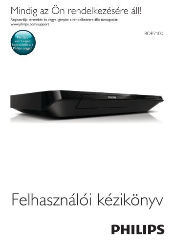 Philips Lecteur Blu-ray / DVD - Mode dâemploi - HUN