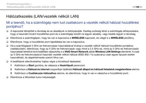 Sony VPCEC1C4E - VPCEC1C4E Istruzioni per l'uso Ungherese