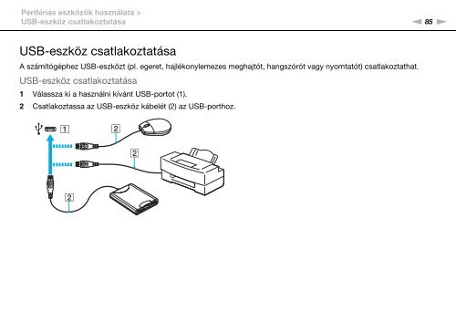 Sony VPCEC1C4E - VPCEC1C4E Istruzioni per l'uso Ungherese