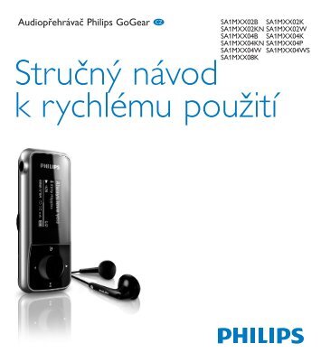 Philips GoGEAR Baladeur MP3 - Guide de mise en route - CES