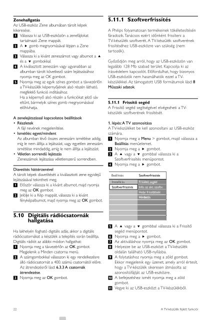 Philips TV LCD - Mode d&rsquo;emploi - HUN