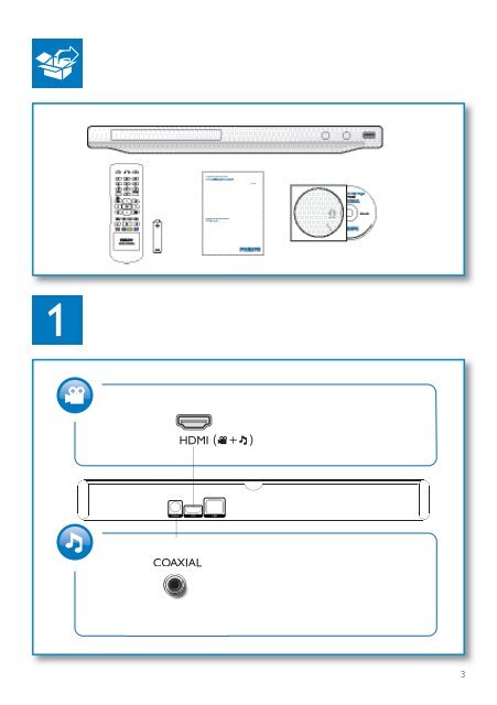 Philips Lecteur Blu-ray / DVD - Mode d&rsquo;emploi - HUN