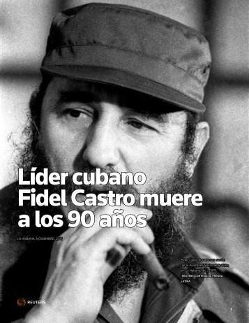 Líder cubano Fidel Castro muere a los 90 años