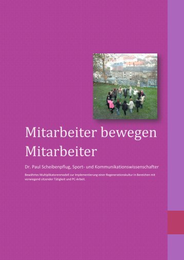 Mitarbeiter bewegen Mitarbeiter