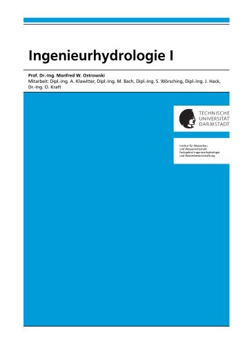 Skript zur Vorlesung Ingenieurhydrologie I - ihwb - Technische ...