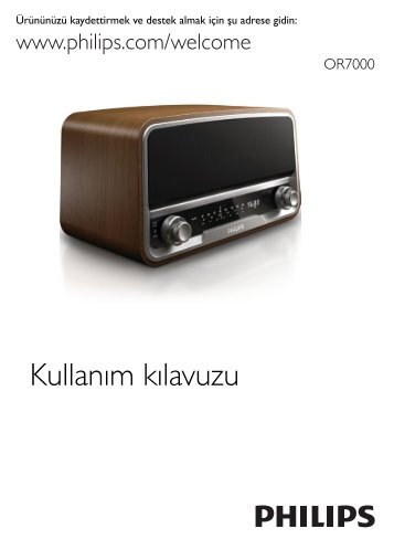 Philips Radio Vintage - Mode dâemploi - TUR