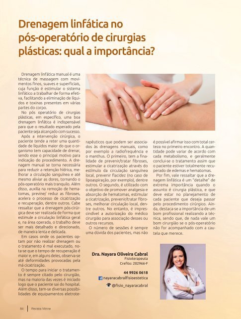 Revista Vitrine AGOSTO 2016