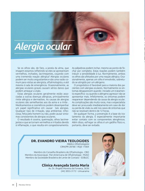 Revista Vitrine AGOSTO 2016