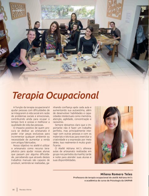 Revista Vitrine AGOSTO 2016