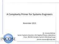 A Complexity Primer for Systems Engineers