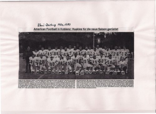 Koblenz Huskies 1989