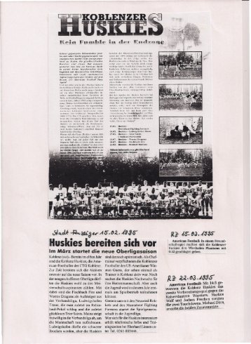 Koblenz Huskies 1995