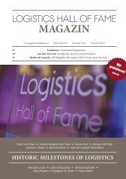 Logistics Hall of Fame Magazin 2016