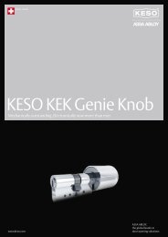 051 KESO KEK Genie Knob - ASSA ABLOY (Switzerland) AG