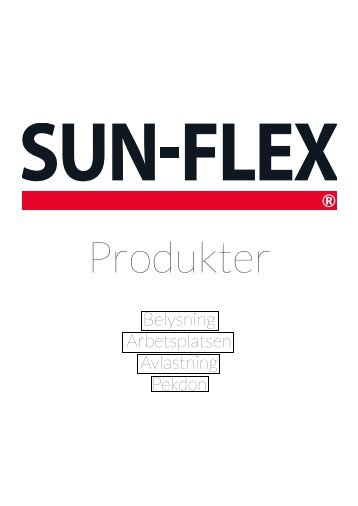 Sun-Flex Produkter Svenska