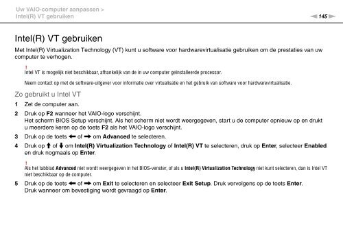 Sony VPCZ13V9E - VPCZ13V9E Istruzioni per l'uso Olandese