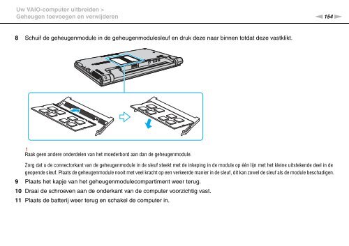 Sony VPCZ13V9E - VPCZ13V9E Istruzioni per l'uso Olandese