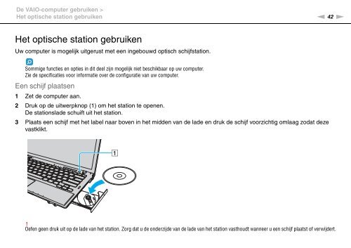 Sony VPCZ13V9E - VPCZ13V9E Istruzioni per l'uso Olandese