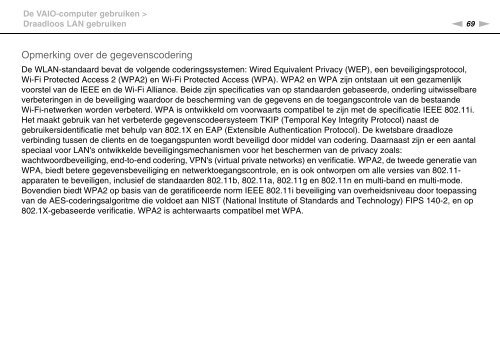 Sony VPCZ13V9E - VPCZ13V9E Istruzioni per l'uso Olandese