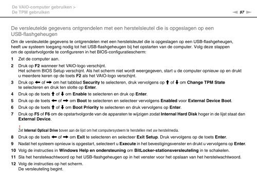 Sony VPCZ13V9E - VPCZ13V9E Istruzioni per l'uso Olandese