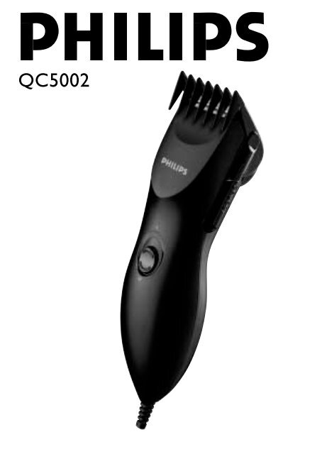 Philips Hairclipper series 1000 Tondeuse &agrave; cheveux - Mode d&rsquo;emploi - ZHT