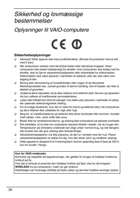 Sony VPCZ13V9E - VPCZ13V9E Documenti garanzia Finlandese