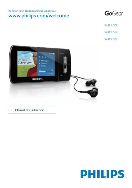 Philips GoGEAR Baladeur vid&eacute;o MP3 - Mode d&rsquo;emploi - POR