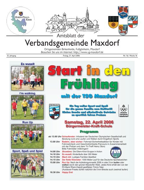 Kinder- u. Jugendinfo Lokale Agenda 21 - Verbandsgemeinde ...