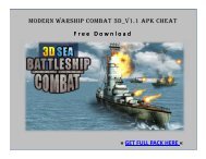 Modern Warship Combat 3D_v1.1 APK CHEAT FREE DOWNLOAD