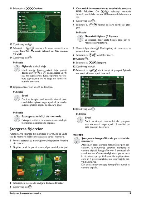 Philips PicoPix Projecteur de poche - Mode d&rsquo;emploi - RON