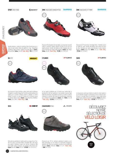 Catalogue Culture Vélo 2017