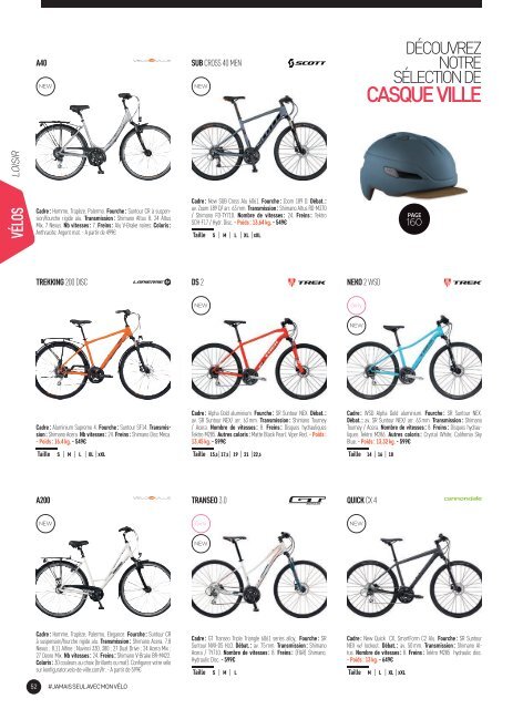 Catalogue Culture Vélo 2017