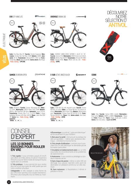 Catalogue Culture Vélo 2017