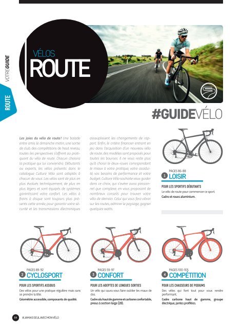 Catalogue Culture Vélo 2017