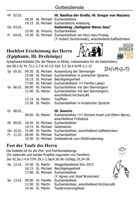 Gemeindebrief - Katholisches Pfarramt Sankt Martin - Rendsburg