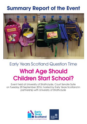 What Age Should Children Start School?