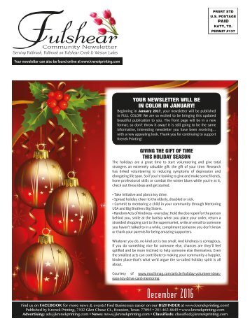 Fulshear December 2016