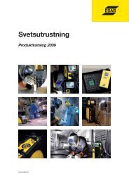 ESAB Produktkatalog - Corema Svetsekonomi AB