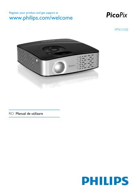 Philips PicoPix Projecteur de poche - Mode d&rsquo;emploi - RON